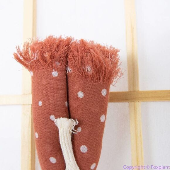 NEW Madewell rusty red polka dot Bandana with fringe‎ - Picture 10 of 16